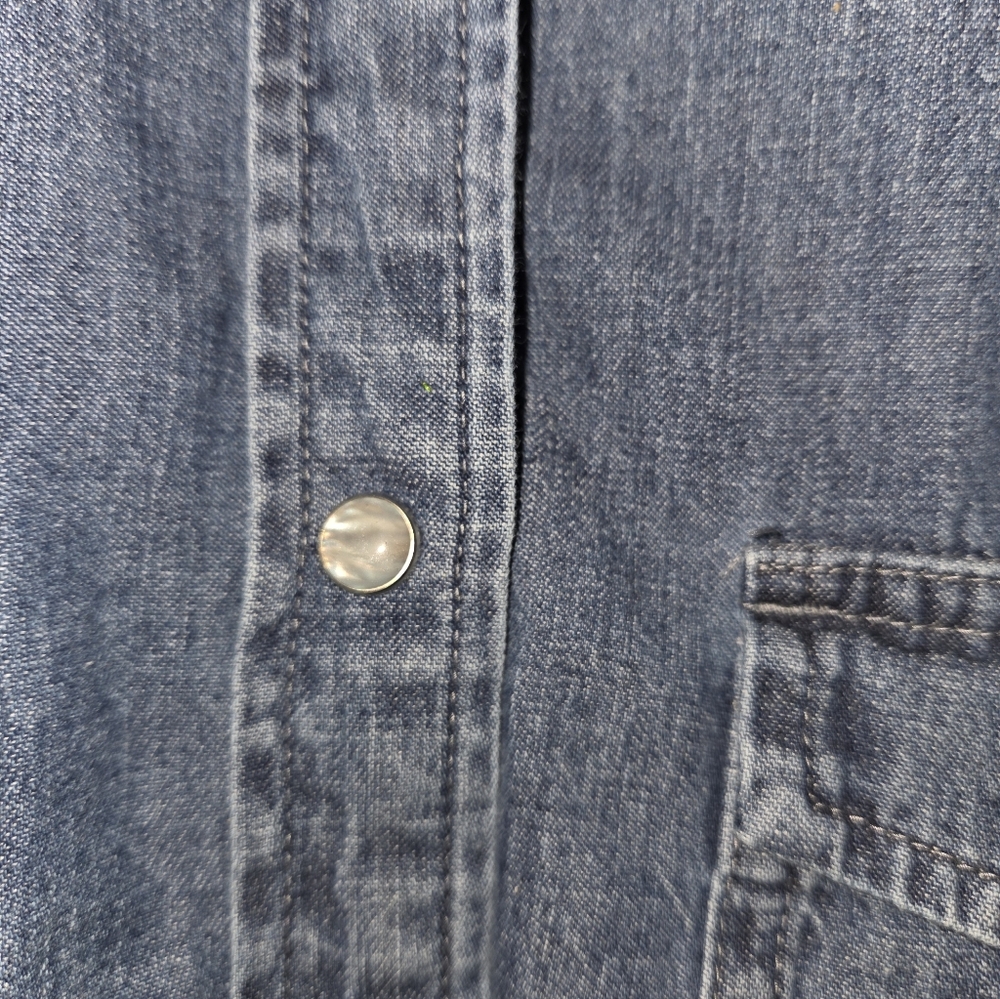 J Crew Denim Button-Up Shirt - Picture 3 of 6
